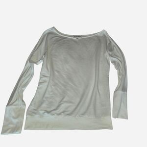 Olive + Oak Soft White Long Sleeve Top – Size Small